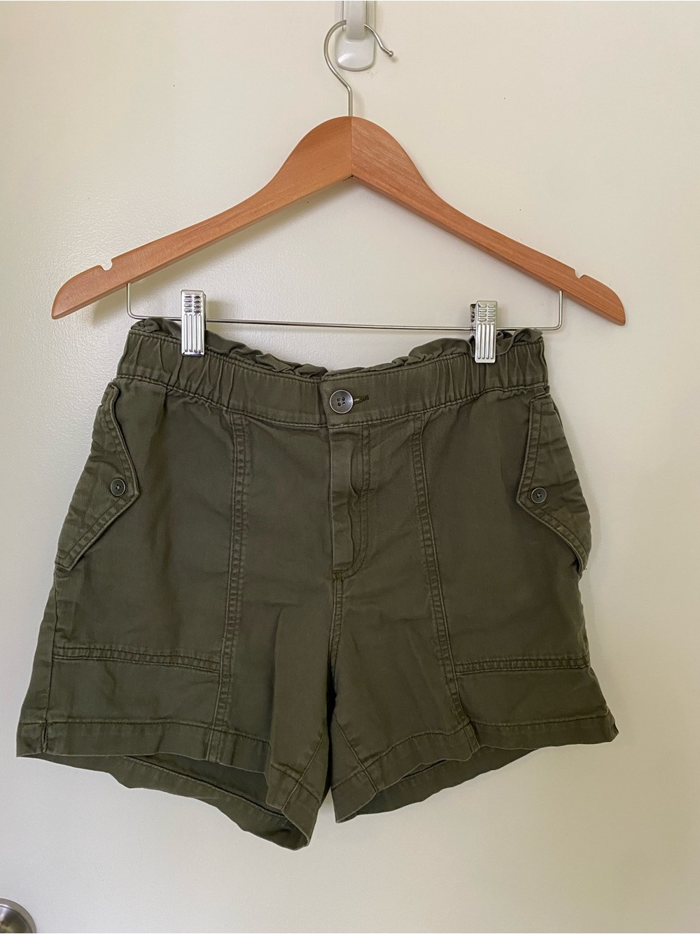 Old Navy Olive Utility Cargo Shorts